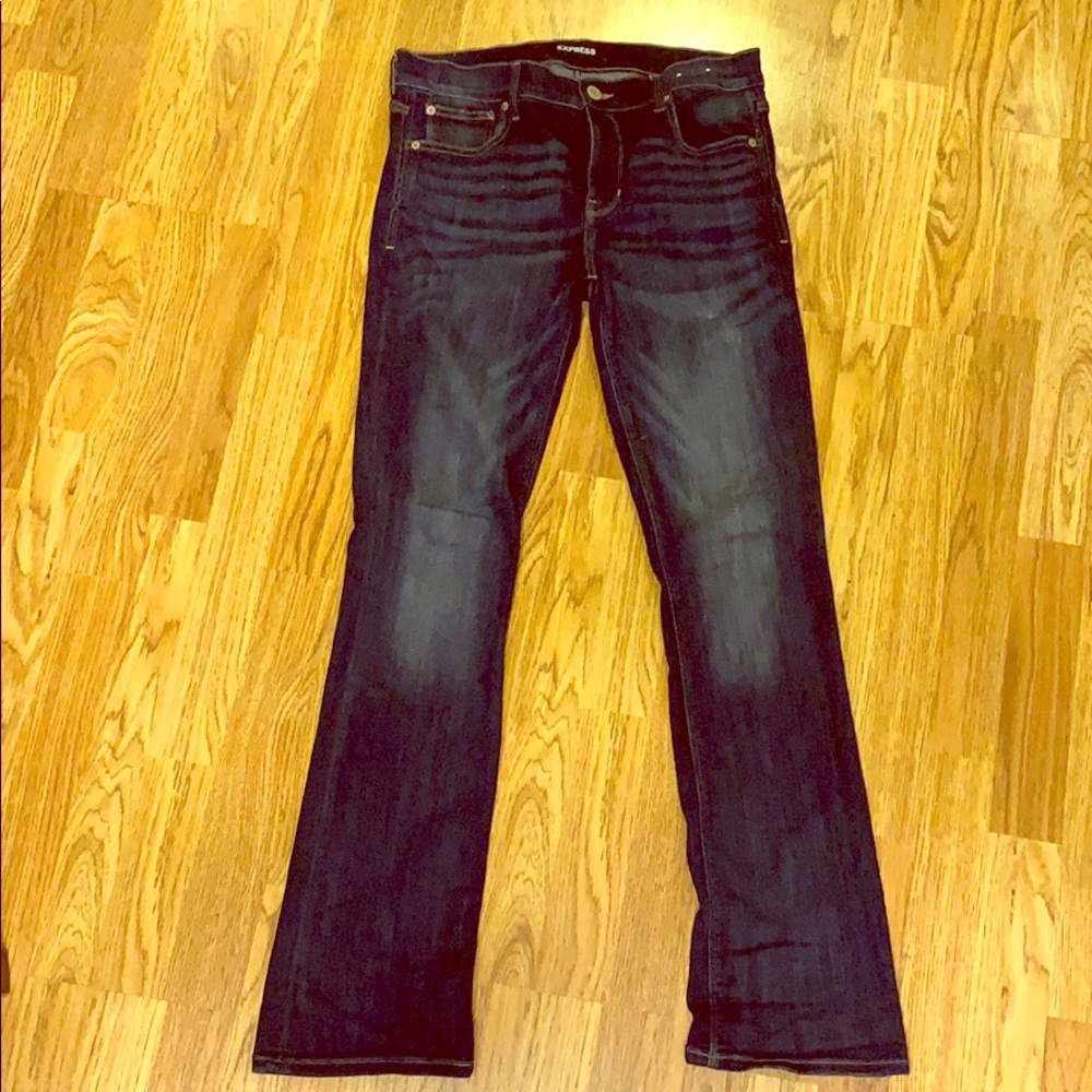 Express barely boot jeans